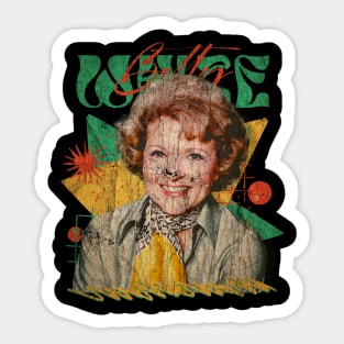 VINTAGE POP RETRO -BettyWhite The Beautifull- STYLE 70S Sticker